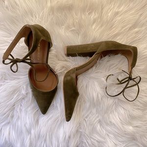 Shoe Republic ankle lace heel